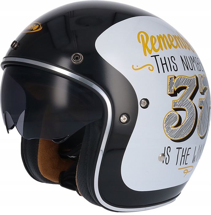 

Kask otwarty Shiro SH-235 L(59-60) chopper skuter