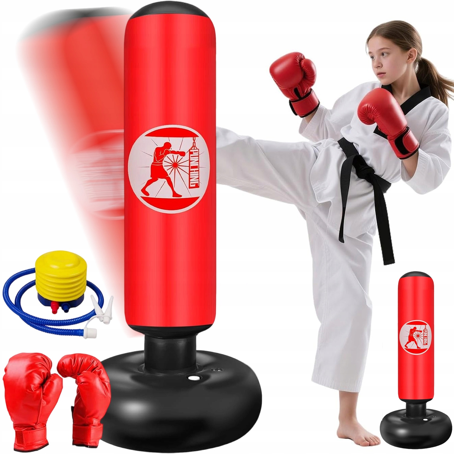 Stojící Boxovací Pytel, Zesílený Boxovací Sloupek Pro Trénink, Robustní