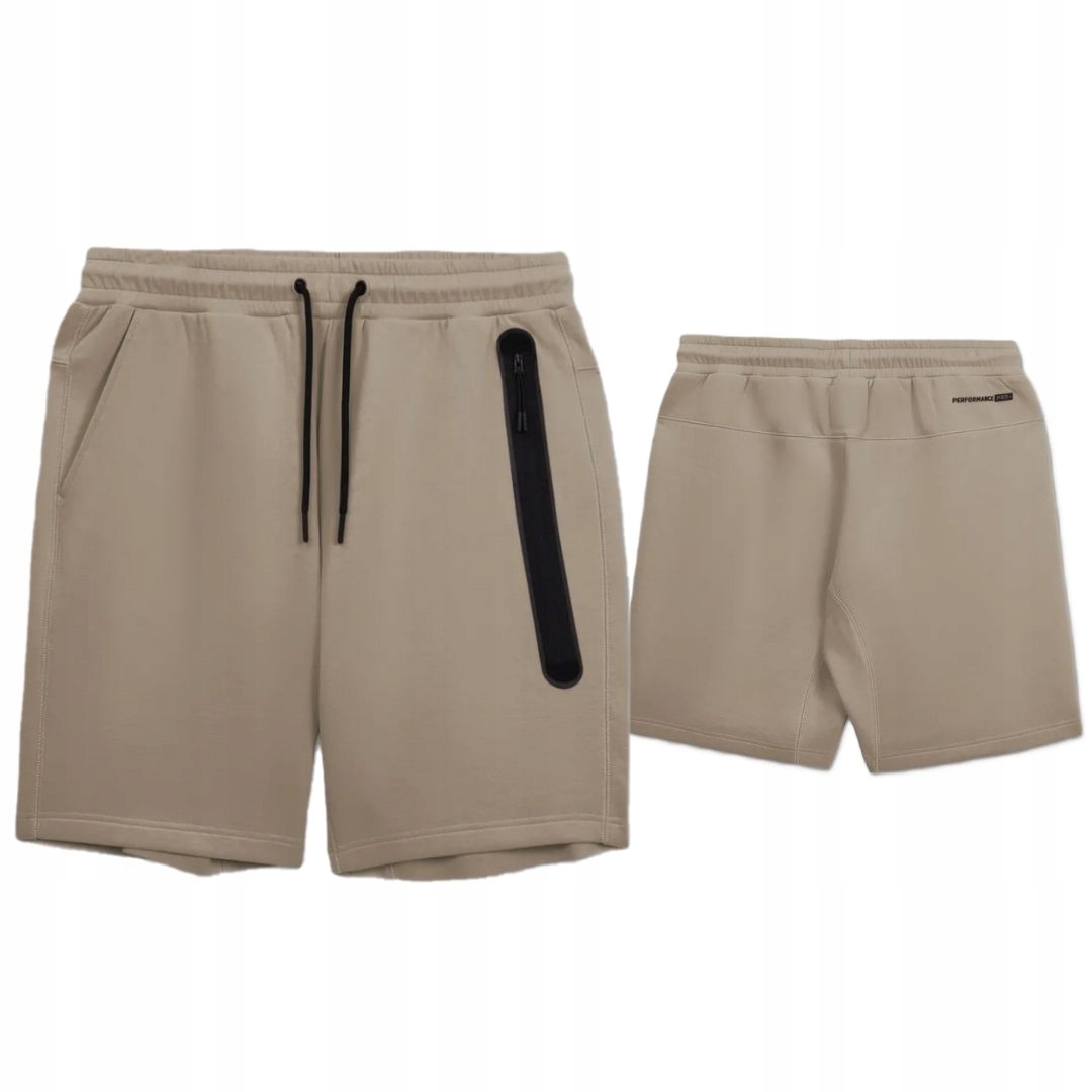 Pitbull West Coast Pánské Teplákové Kraťasy Dogwood Pocket Tmavě Pískové Barvy