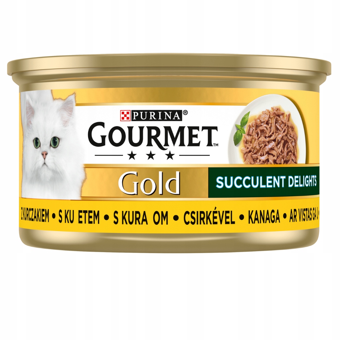 Mokra Karma Dla Kota Gourmet Gold z Kurczakiem 85 g x24 szt + 12szt GRATIS EAN (GTIN) 8445290502599