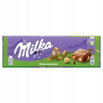 Levně Milka Čokoláda Whole Nuts 250 g