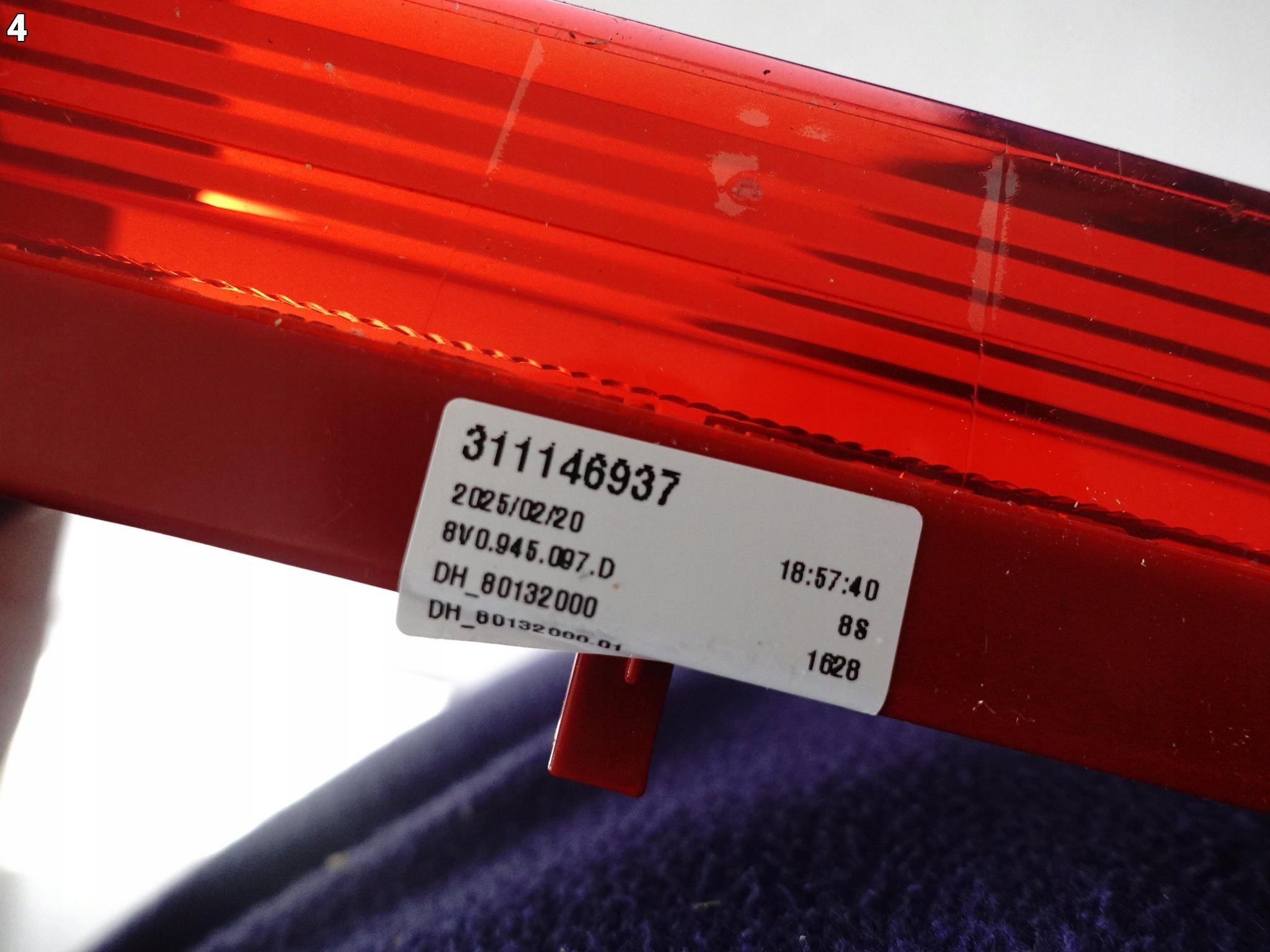 AUDI Q4 E-TRON 89A SKODA KODIAQ 565 VW light light STOP LED cap rear part