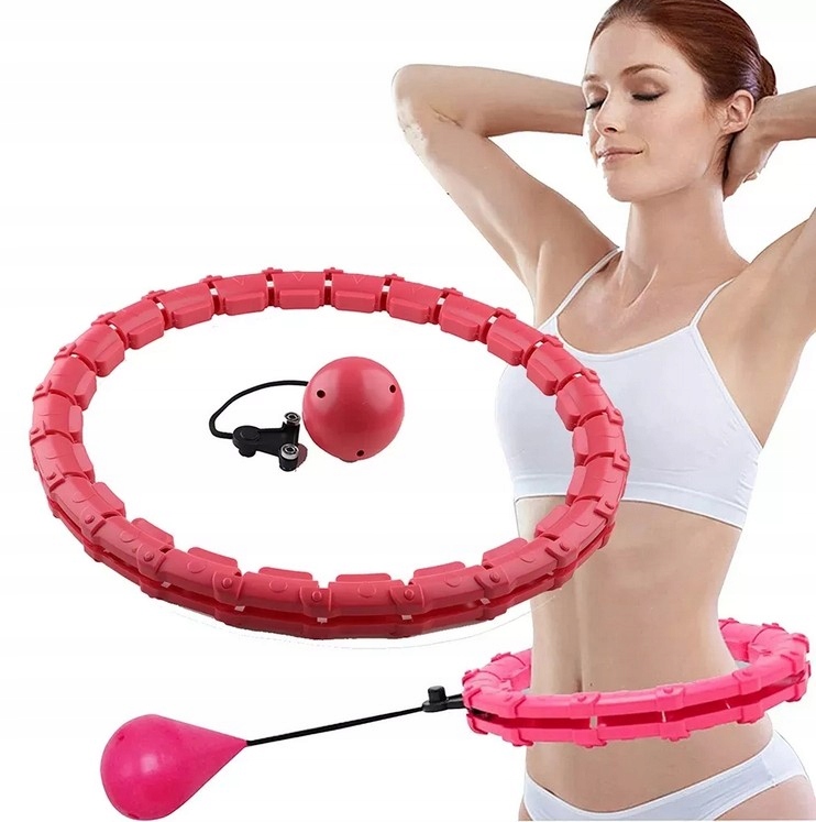 

Hula-Hop Dużę Odchudzające Koło z Masażerem 132cm