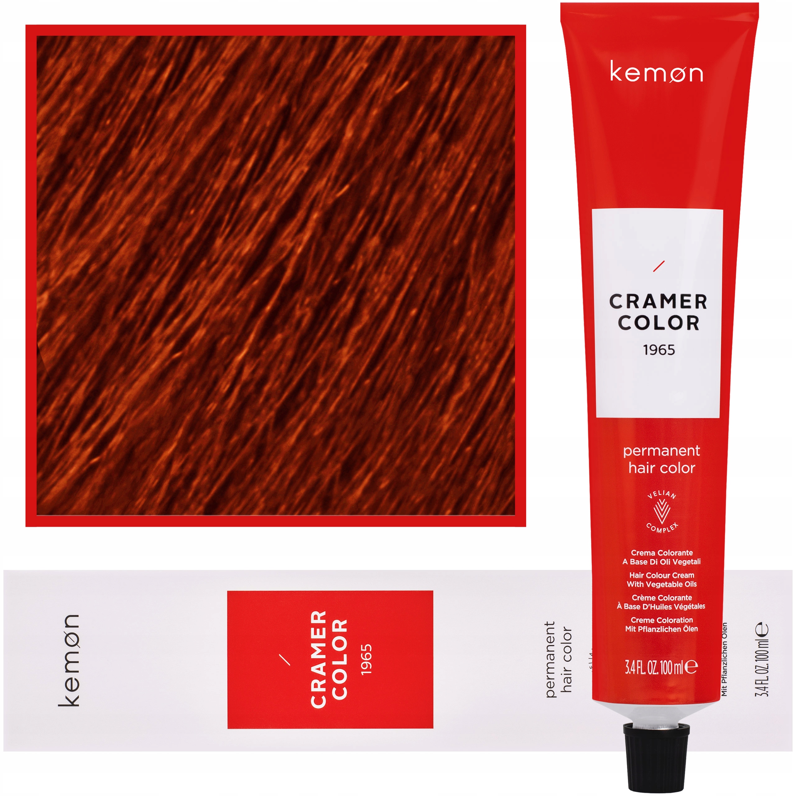 

Kemon Cramer Color 100ml farba do włosów 7,44