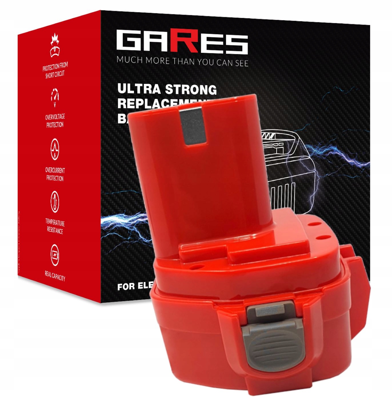 Akumulátor pro Makita 6227DWBE DA312D 6916FDWDE1 12V 3Ah