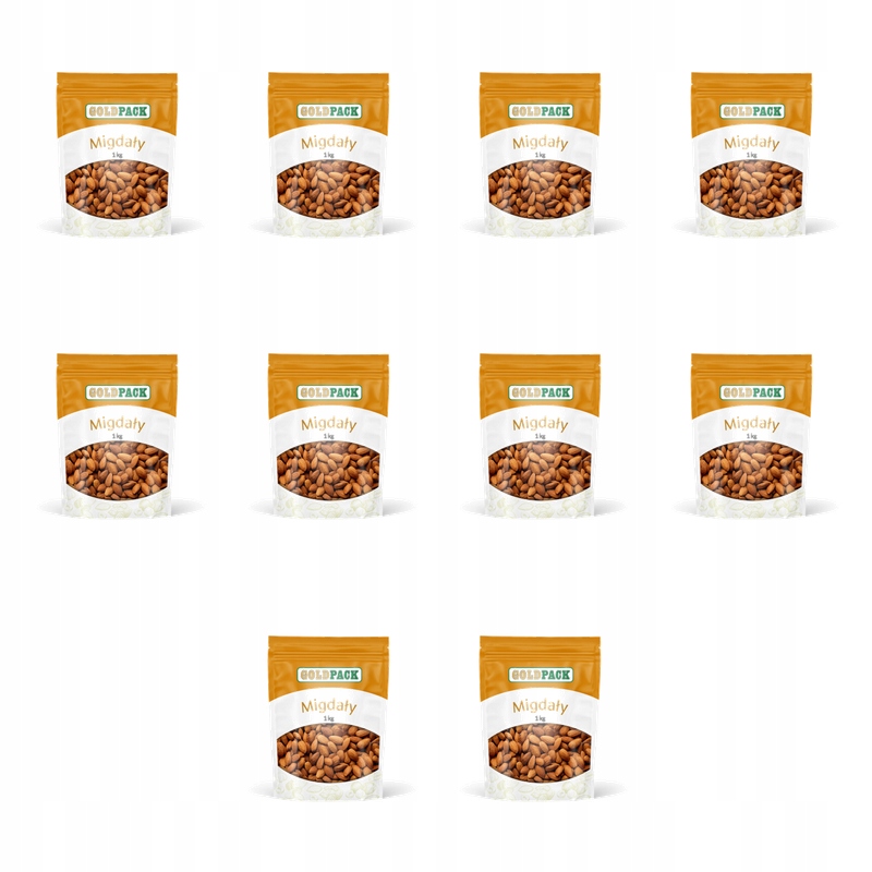 GoldPack mandle 1kg X10