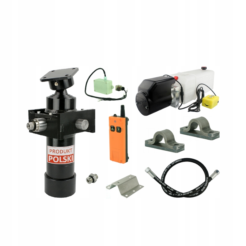 Hydraulika pro přívěs sklápěče, kipra. Sada pro vyklápění: napájecí zdroj 24 V