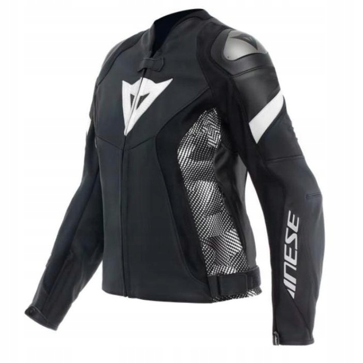 Dainese Avro 5 Dámska Motocyklová Bunda Čierna Biela 40