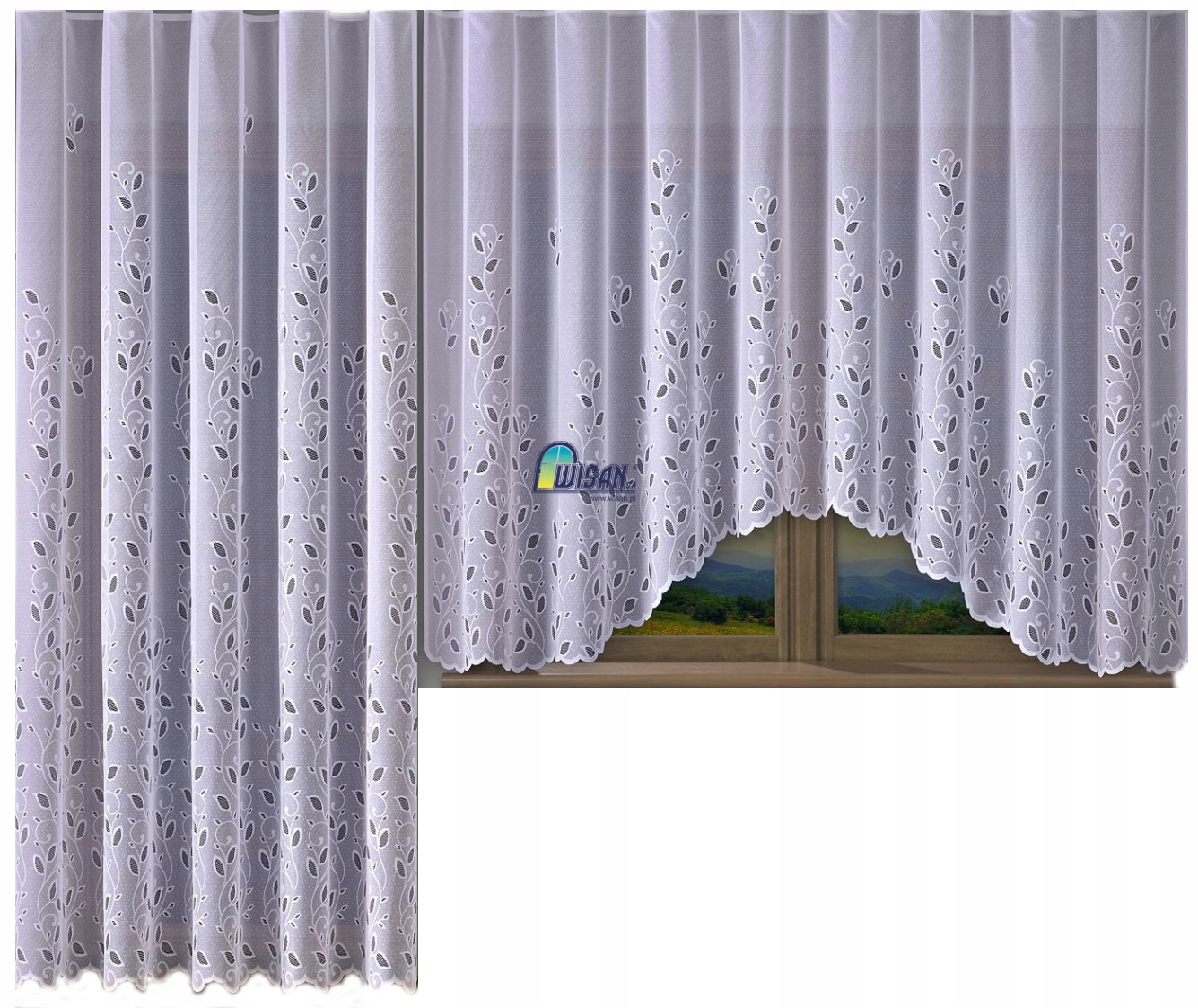

Iskra 150x240cm firana z kpl. balkonowego (gotowa)