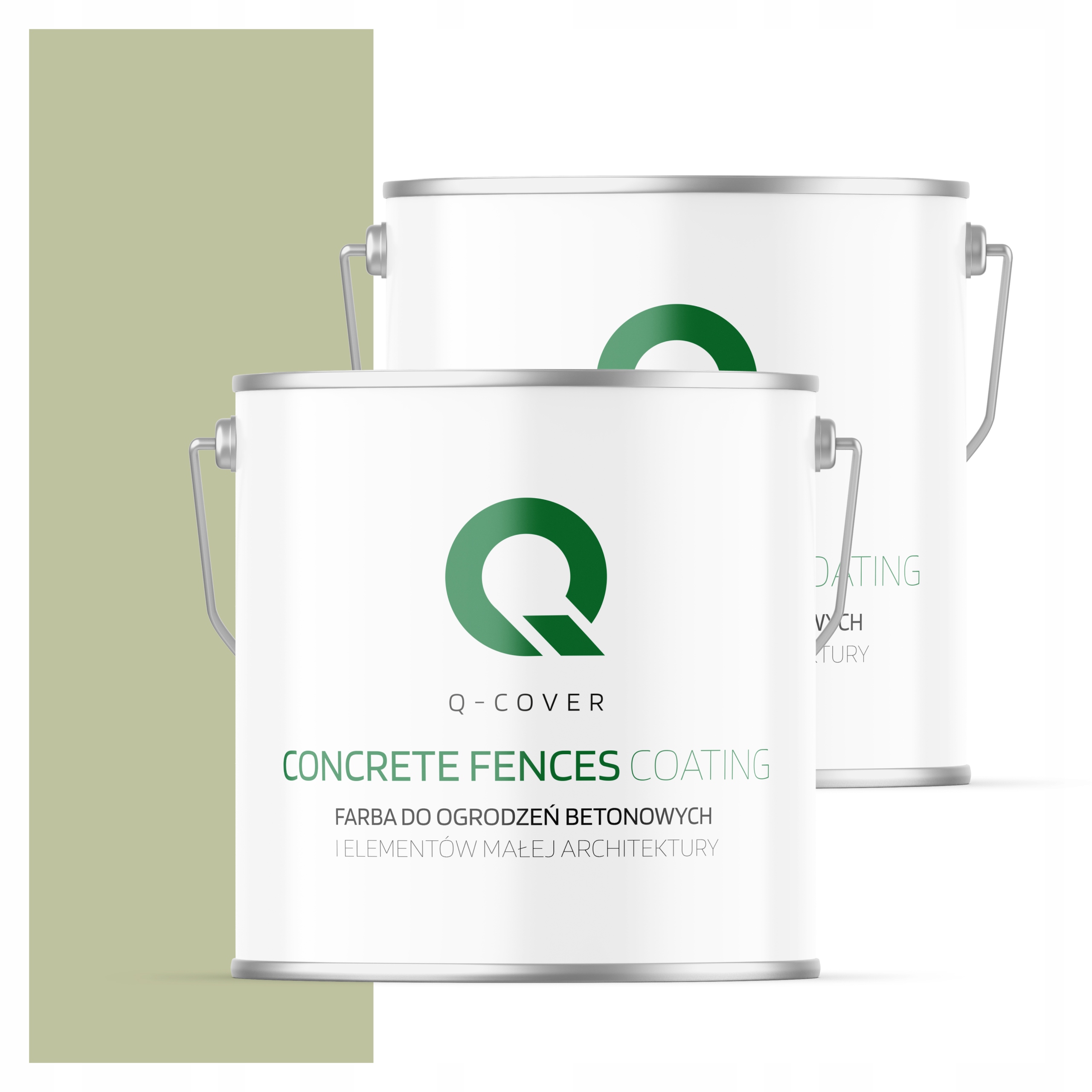 Farba Na Maľovanie Plotov A Betónových Kvetináčov Farba Svetlozelená 5 L