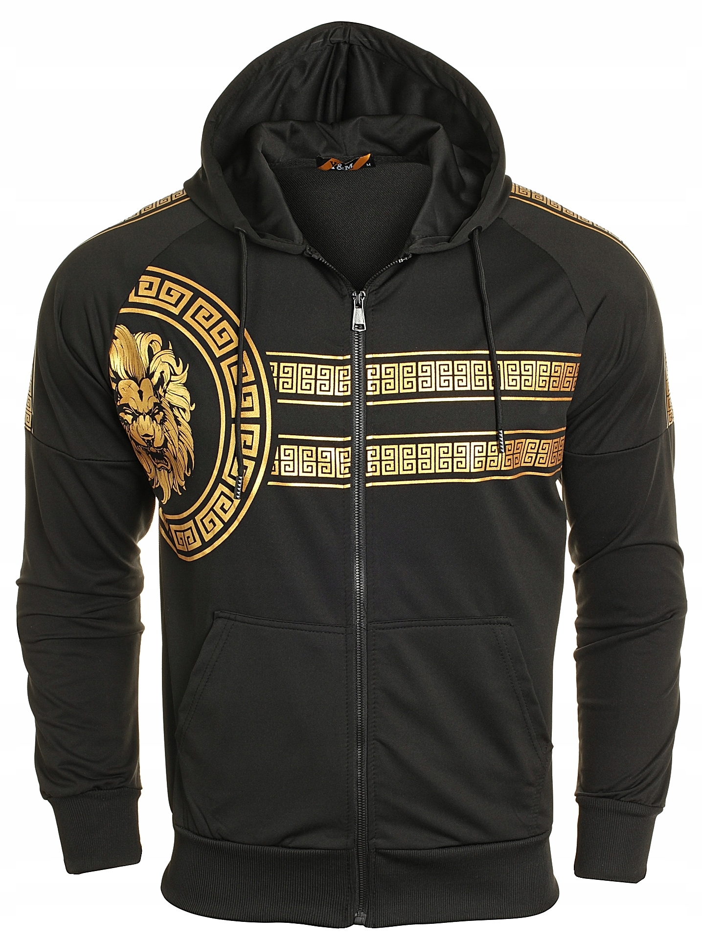 

XL - Bluza rozpinana Męska z kapturem Wzory CZ52