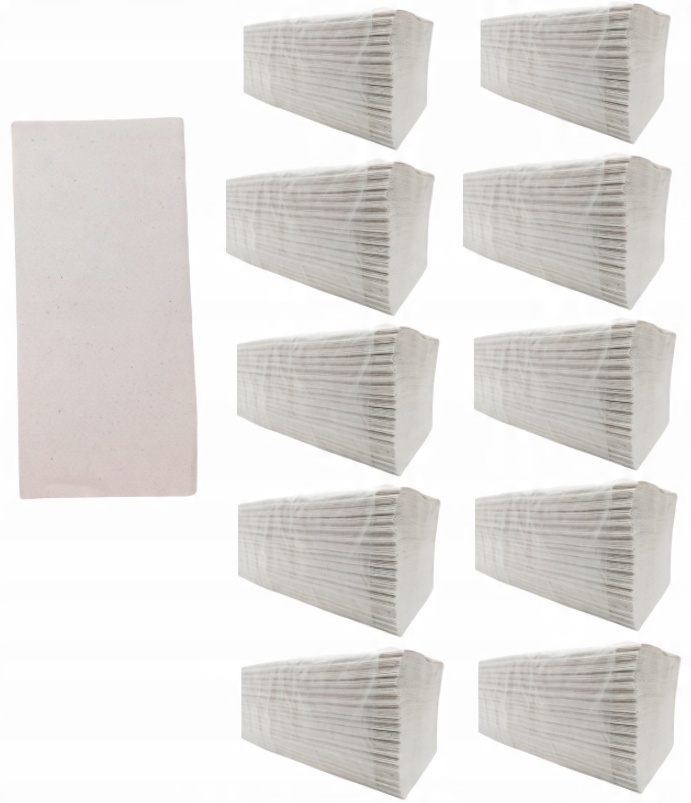 

Ręcznik papierowy zz papier zz składany biały