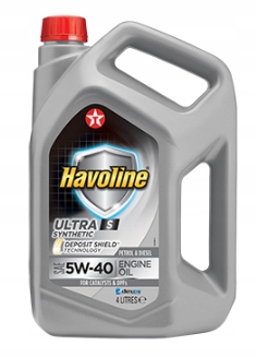 

Texaco Havoline Ultra S 5W40 Olej Syntetyk op.4l