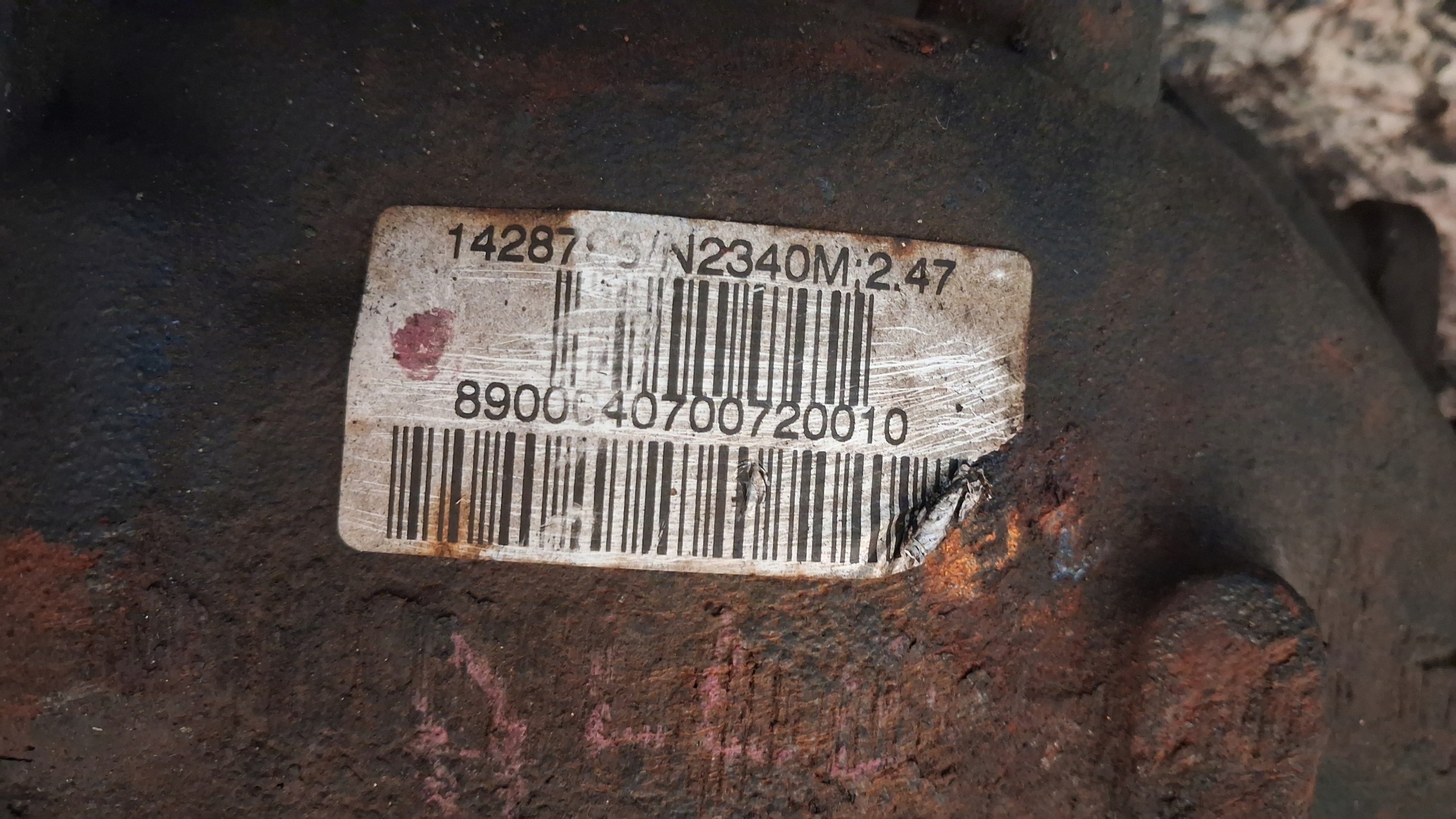 rear differential diff BMW E46 2.0D 320D 2.47 DUZA GLOWA GDANSK