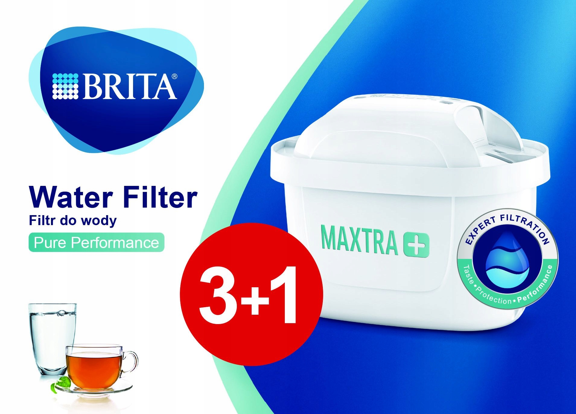 

Brita Maxtra Plus+ New Wkład Filtr Do Wody 4 Szt