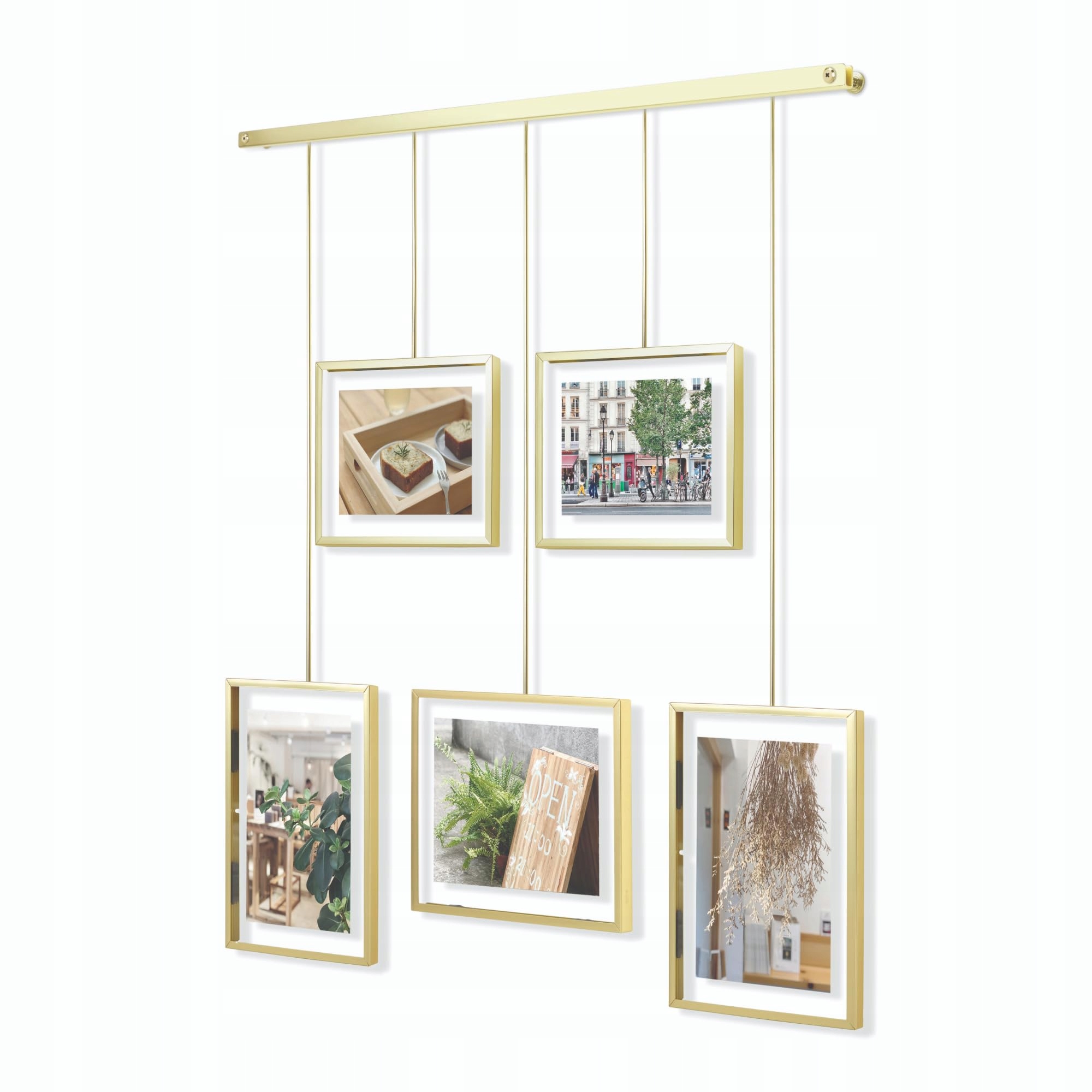Rámečky Umbra 5 Frames matný mosaz elegantní design