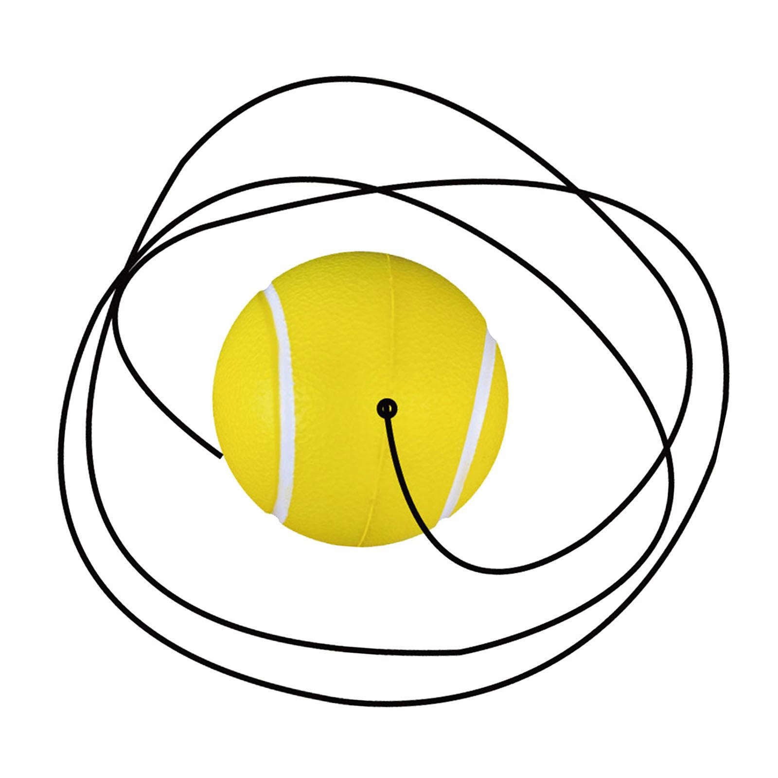 Теннисный мяч с тренировочным оборудованием на