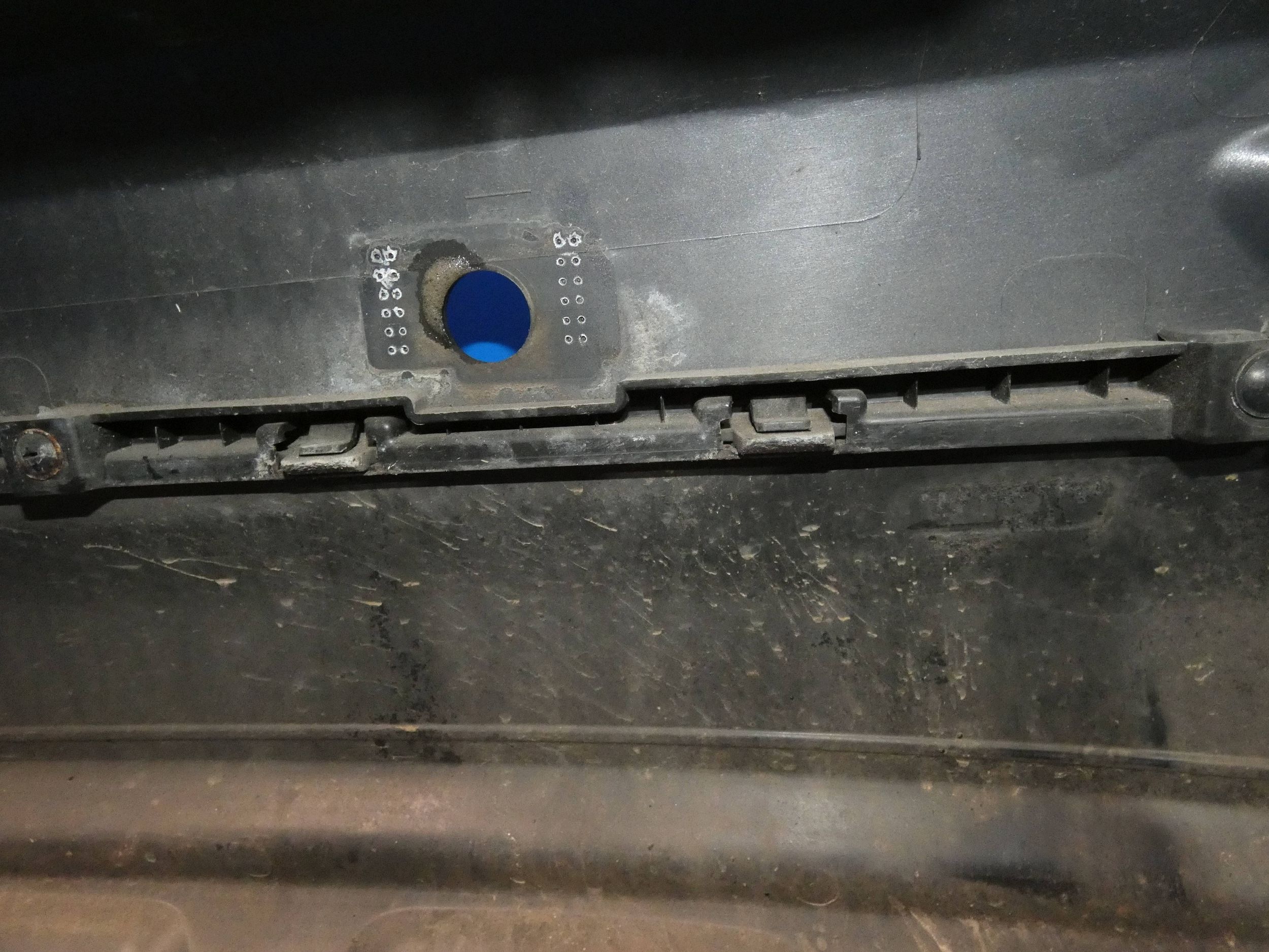 KIA SPORTAGE IV 2016- bumper rear part rear below PDC