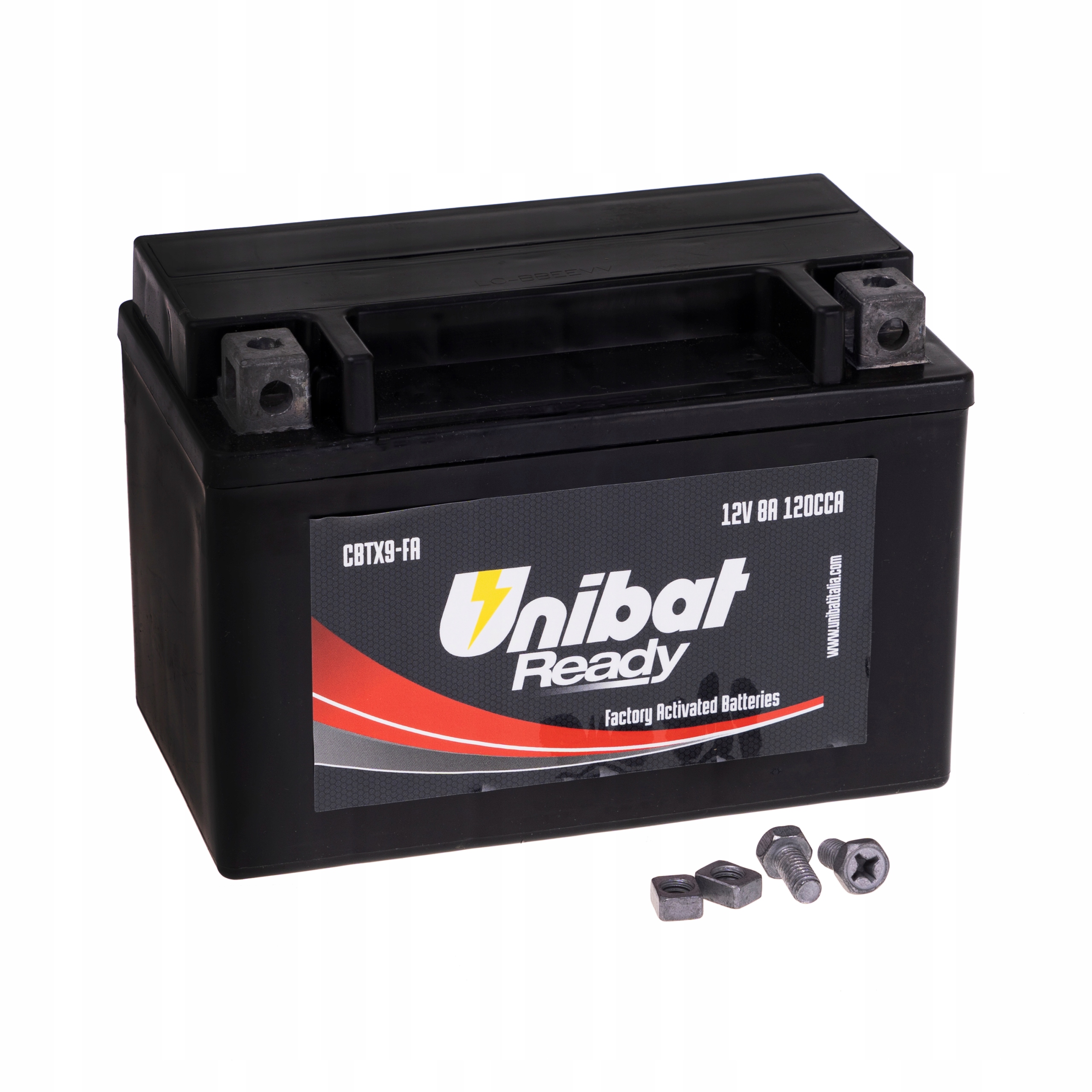 Батарея мотоцикла AGM UNIBAT CBTX9-FA 12V 8Ah