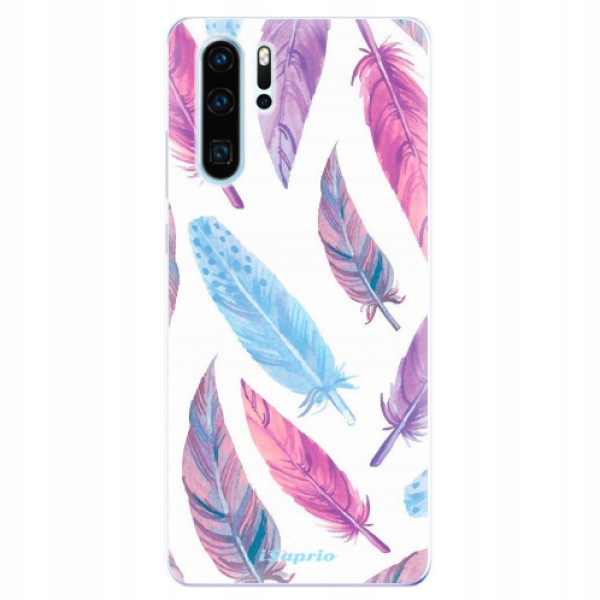 Silikonowe etui iSaprio Feather Pattern 10 do Huawei P30 Pro