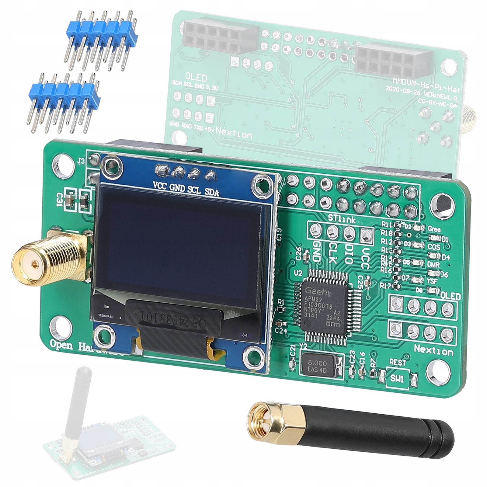 Uniwersalna Płytka Hotspot Cyfrowego MMDVM dla Raspberry Pi z Obsługą Firmware