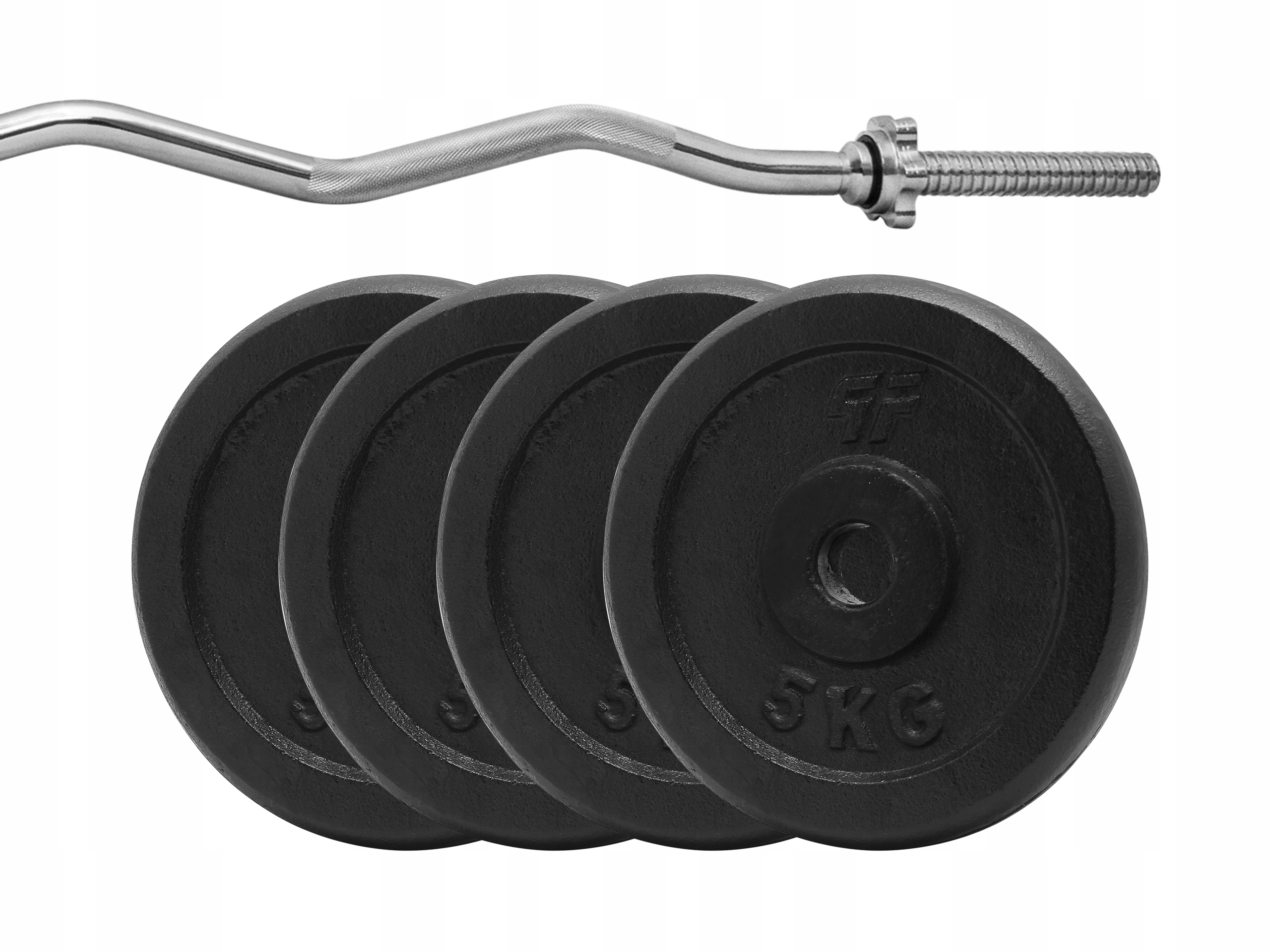 

Zestaw 26KG Obciążenie Żeliwne 29MM + Gryf Łamany
