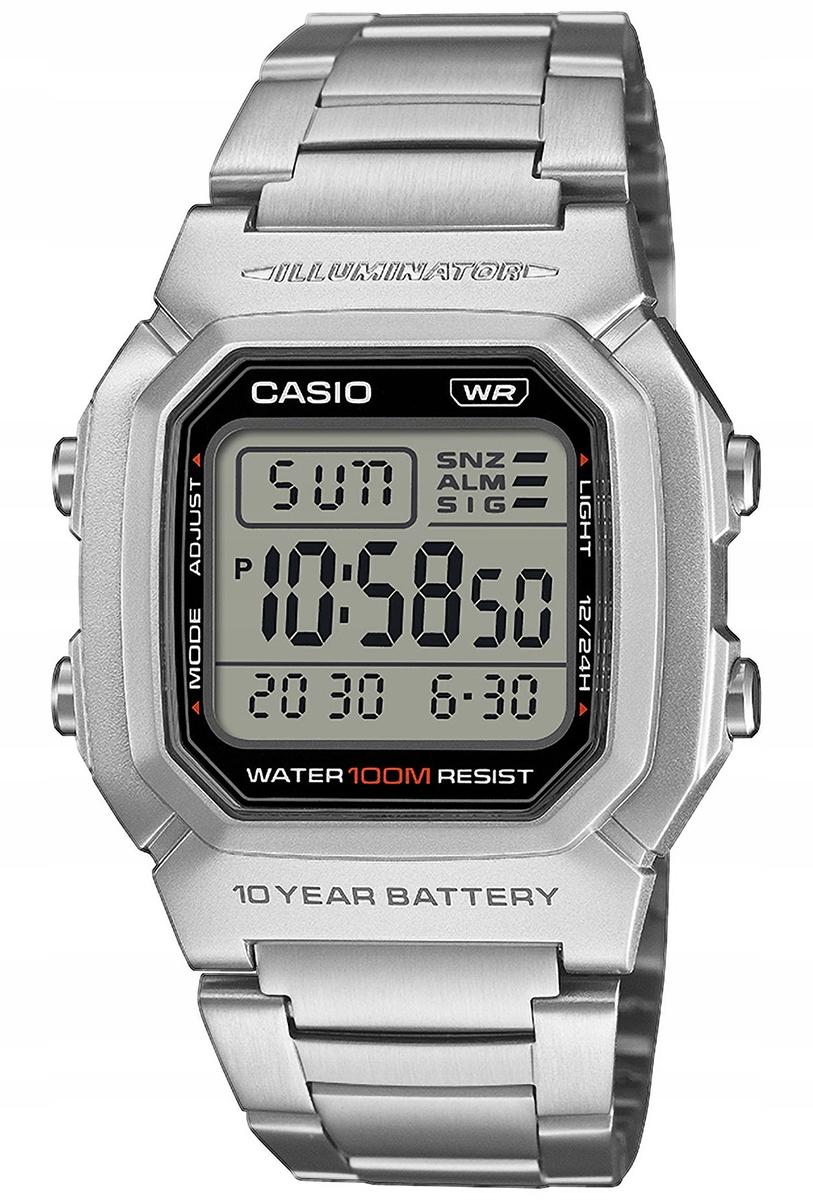 Sportowy zegarek Casio W-800HD-1A