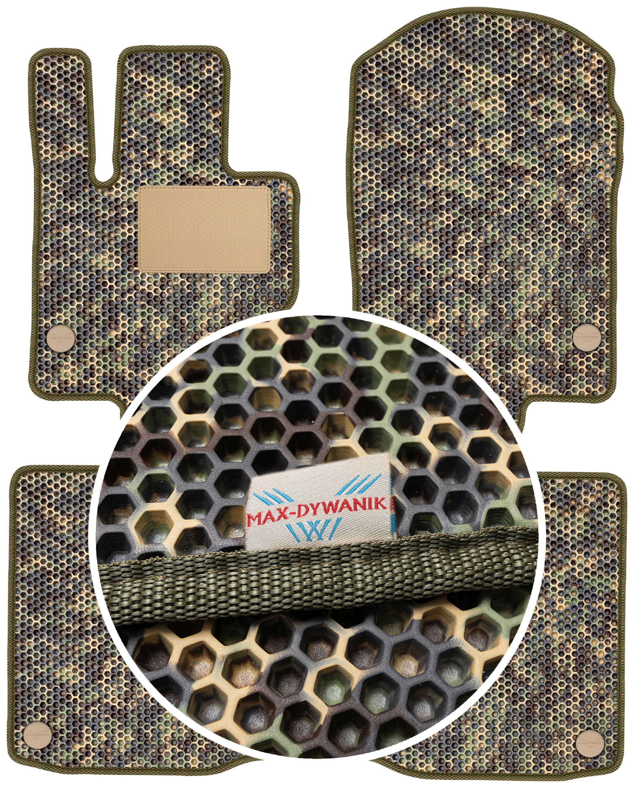 Mercedes Maybach Gls Suv 2019 Gumové rohože do auta Eva Moro