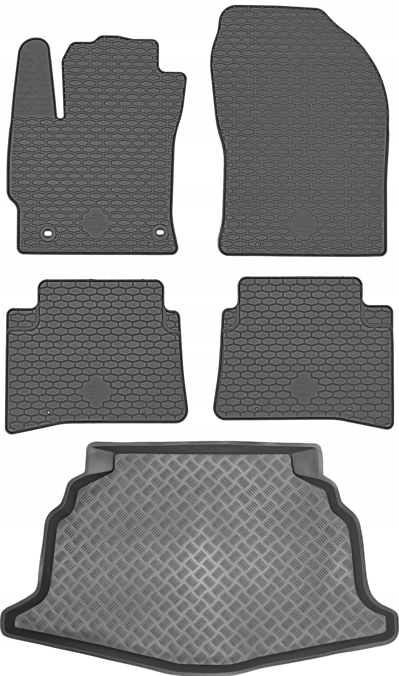 Toyota Corolla XII Hatchback 2018 Gumové stierače rohož batožinového priestoru