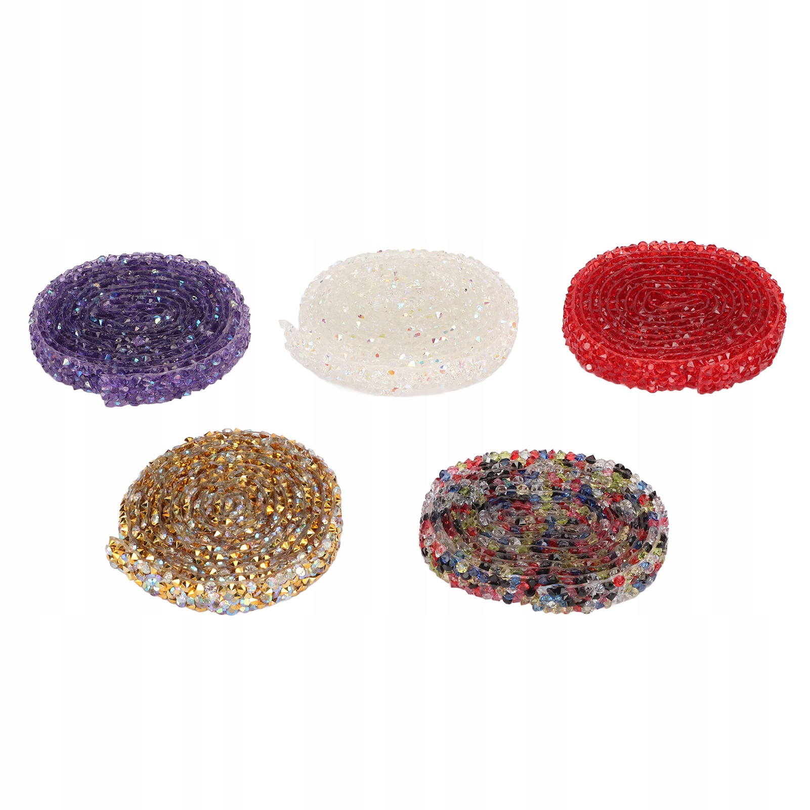 5 rolí stuhy z horského křišťálu 5 yardů