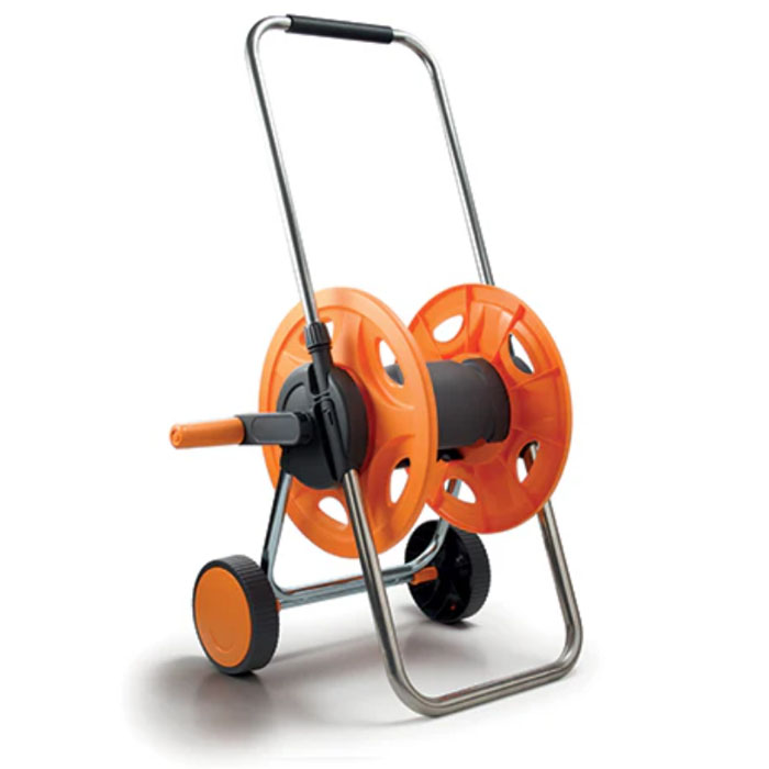 Wózek Na Wąż Ogrodowy Zwijacz Bęben Na Kołach Stojak Nawijacz Węża 60mb