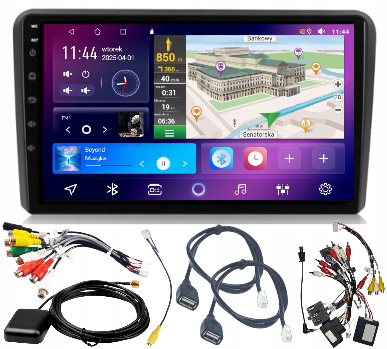 Autorádio S Navigáciou Audi A3 8P 2003-2012 Android Carplay 4GB 64GB