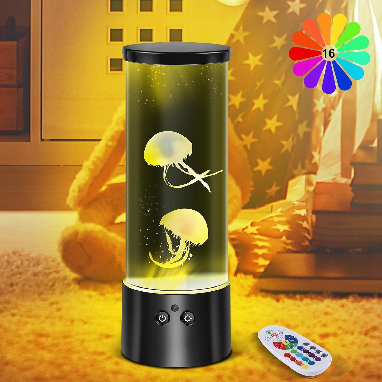 NOWOCZESNA LAMPA STOŁOWA LED JELLYFISH RGB 17 KOLORÓW 29CM Kod producenta fw11