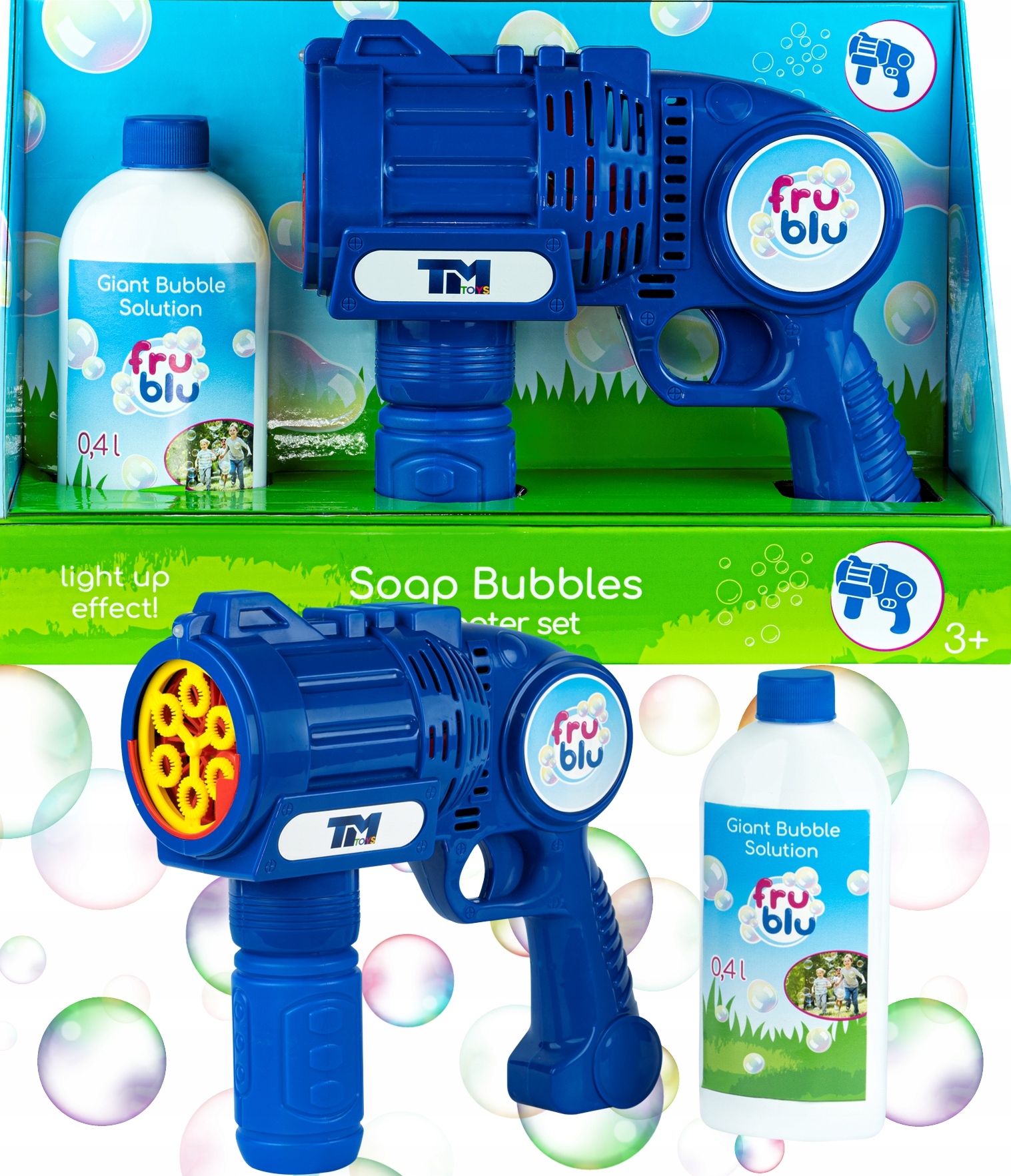 

Shooter Fru Blu Wyrzutnia baniek TmToys +0,4l płyn