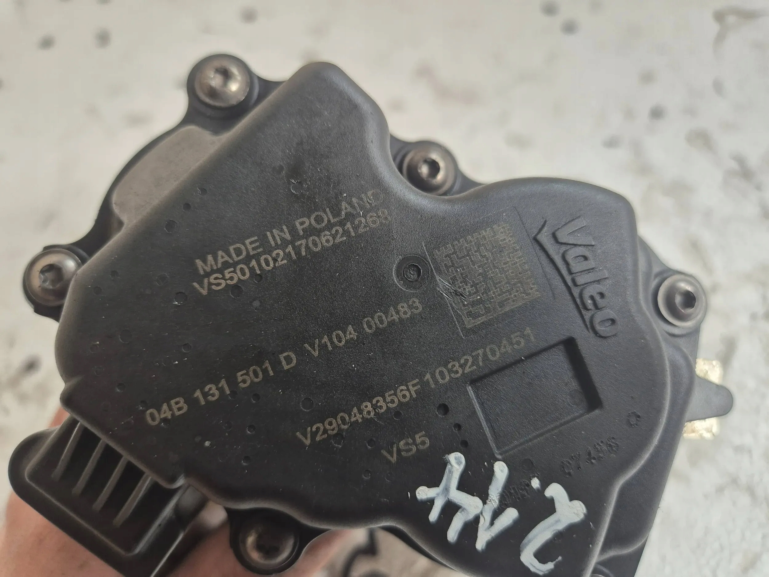 Valvola a farfalla 04B131501D Vw Polo VI 1.2 17