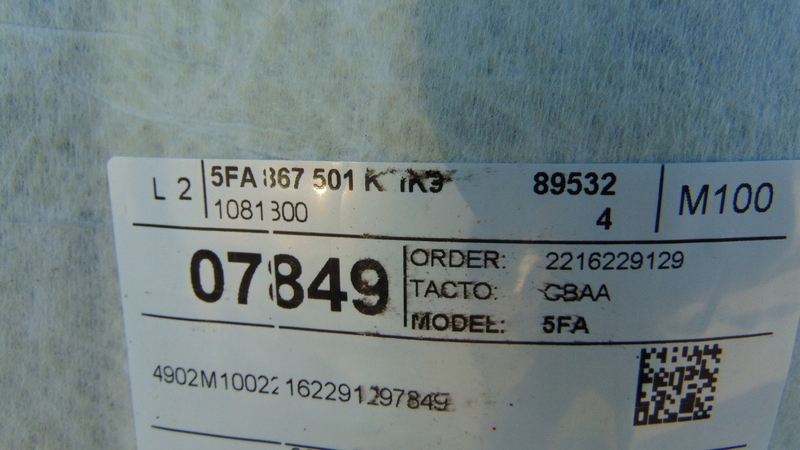 Dachhimmel Dachverkleidung schwarze Schiebedach HATCHBACK LEON CUPRA IV 20-26R