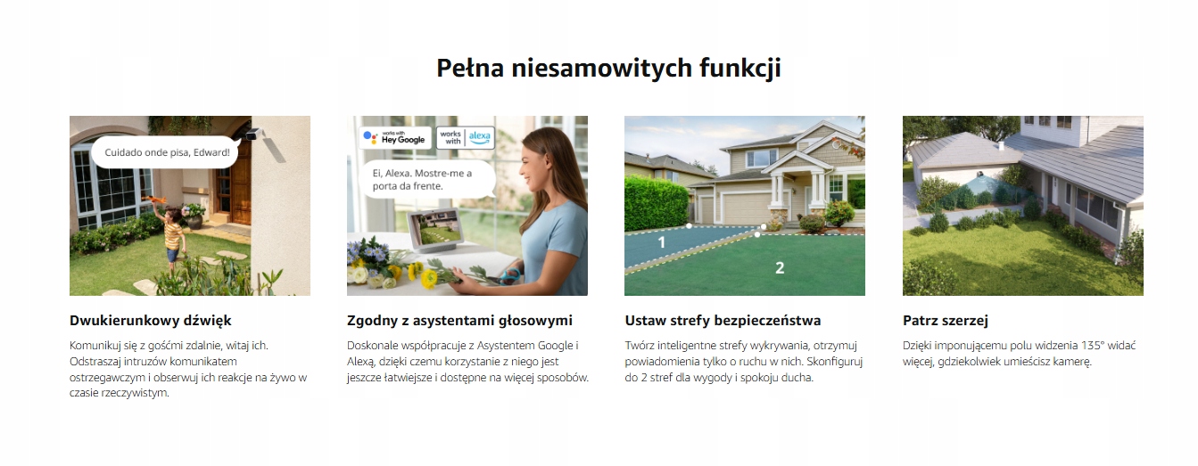 SOLOCAM S220 EUFY SECURITY KAMERA ZEWNĘTRZNA BEZPRZEWODOWA Rodzaj wewnętrzna zewnętrzna