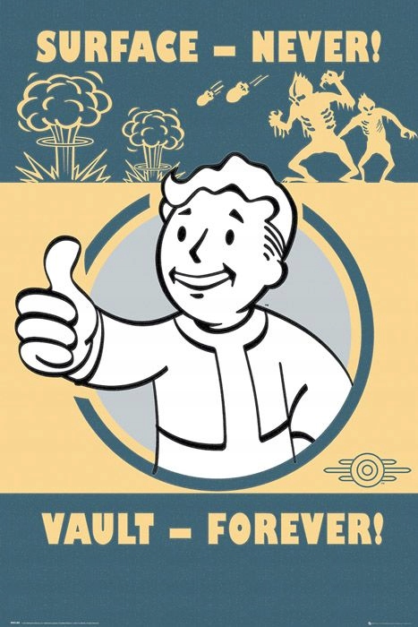 

Fallout 4 Vault Boy plakat 61x91,5 cm