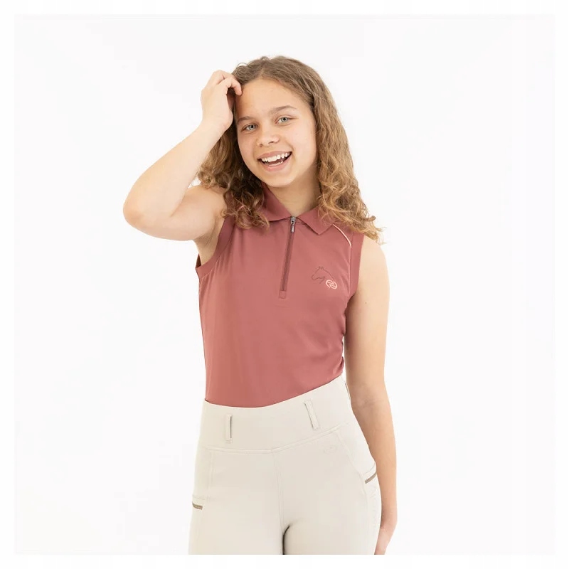 Jezdecké tričko Br EevolvIlona 25SS pro mládež roan rouge 152