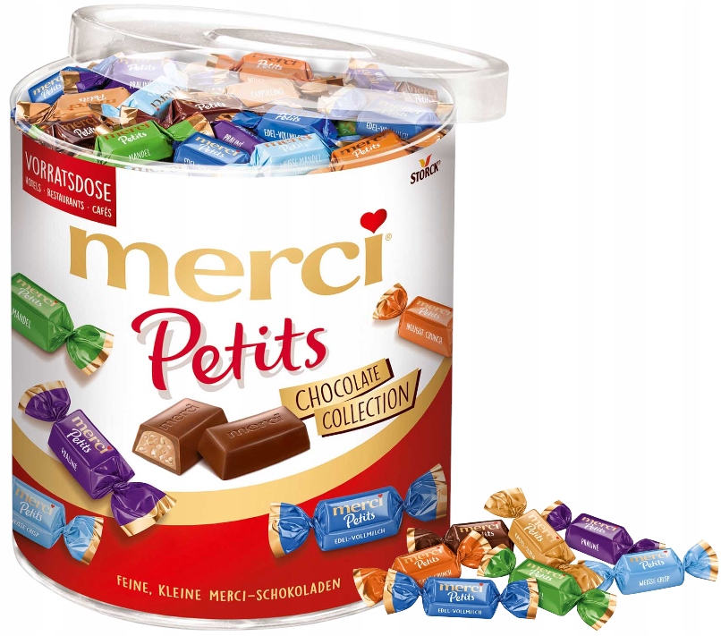 Levně Merci Petits Merci 1000 g Čokoládové bonbóny