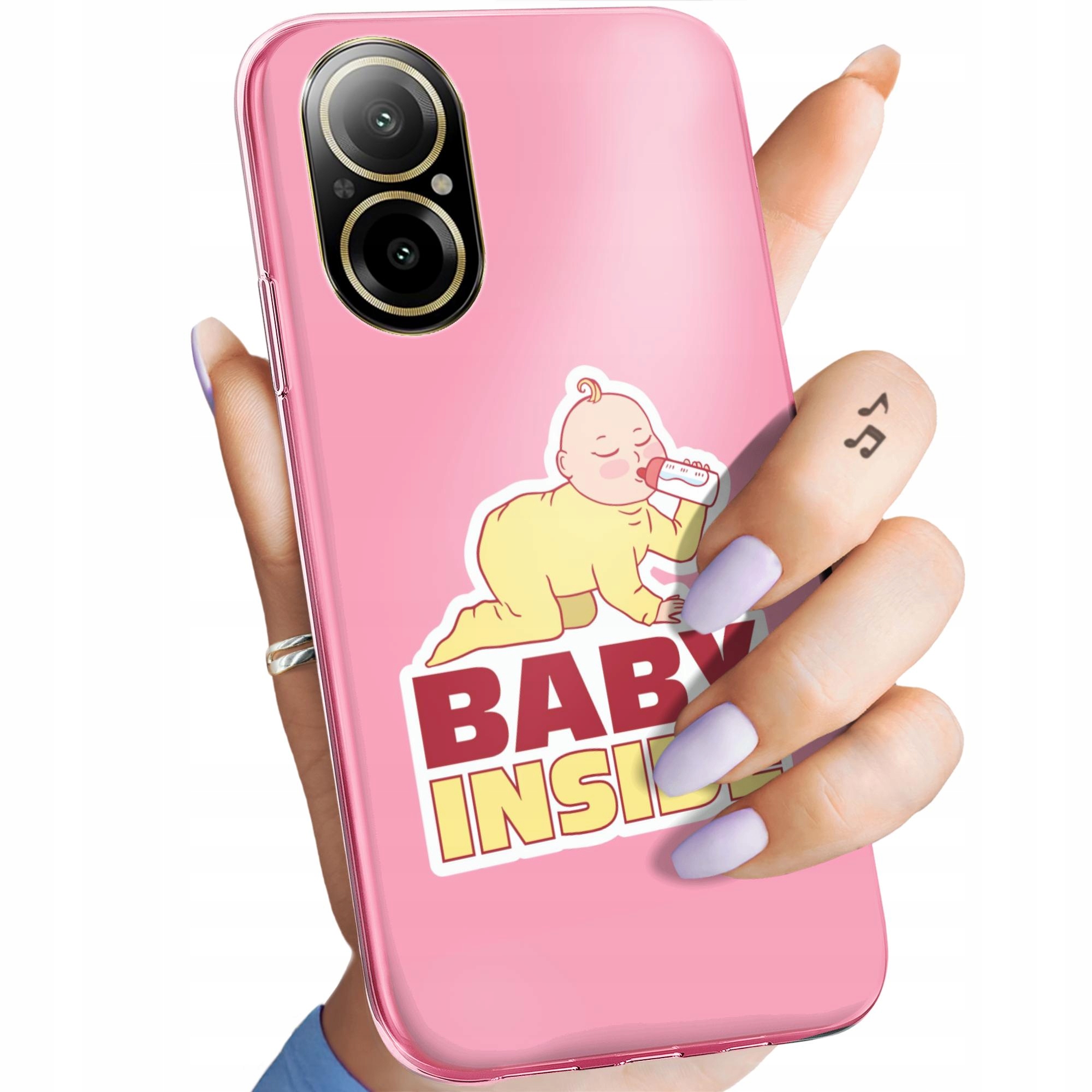 Etui Do Realme C67 4G Gender Reveal Pregnant Baby Shower Obudowa Case