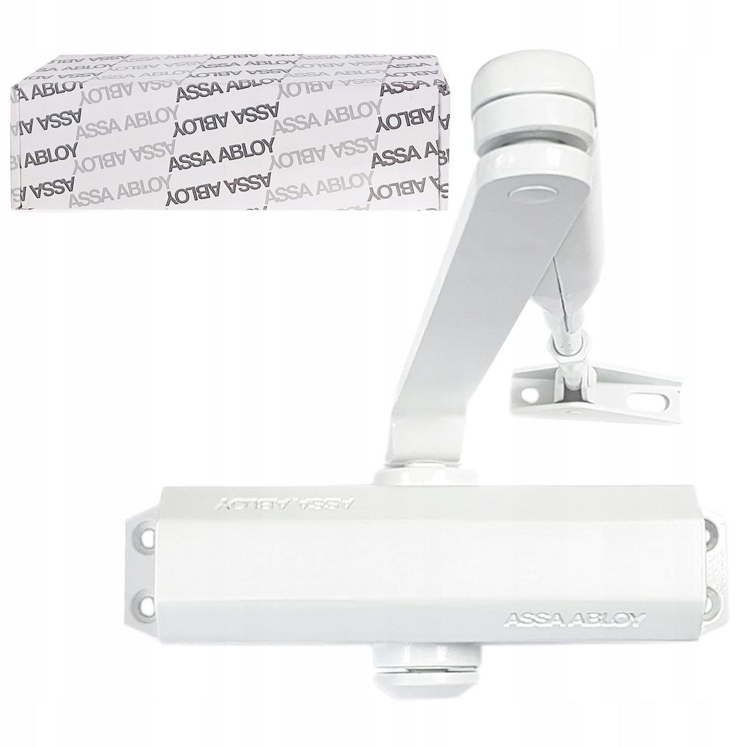 Samozamykacz drzwi 80kg biały ASSA ABLOY DC110