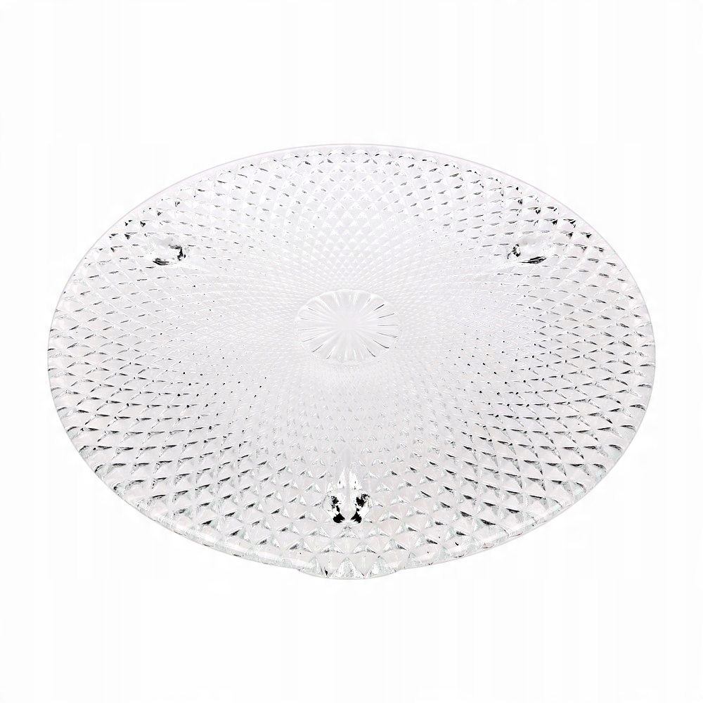 

Patera Na Ciasto Szklany Talerz Edwanex Karo 28 cm
