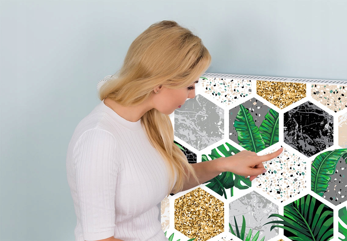 MAGNETYCZNA OSŁONA NA KALORYFER 60x60 MOZAIKA FOTOTAPETA Grubość materiału 1 mm