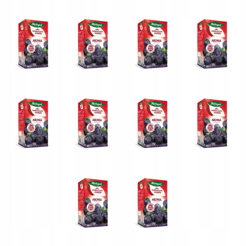 Herbapol Čajová zahrada ovocný čaj aronie 20tb/70g X10