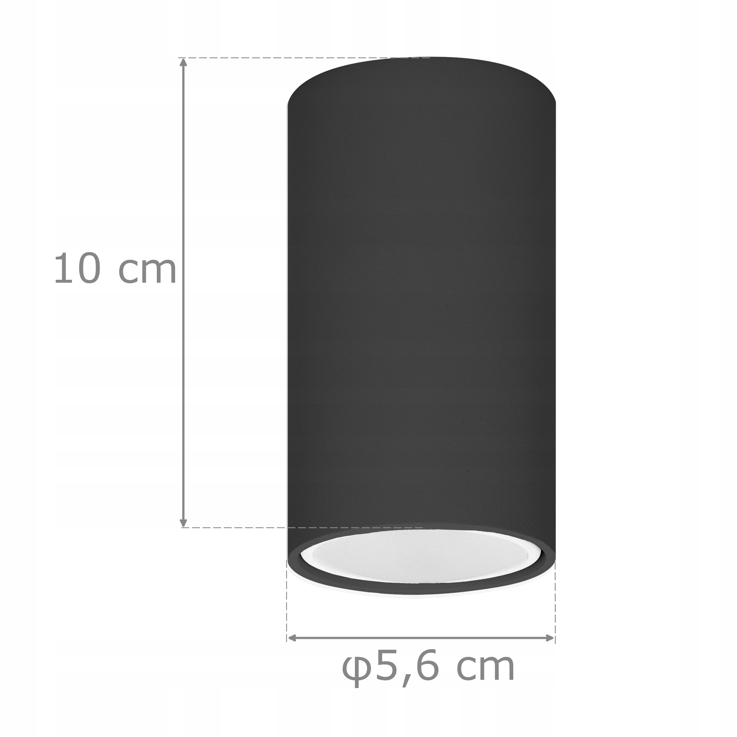 OPRAWA NATYNKOWA HALOGENOWA TUBA SUFITOWA LED GU10 EAN (GTIN) 5908254818189