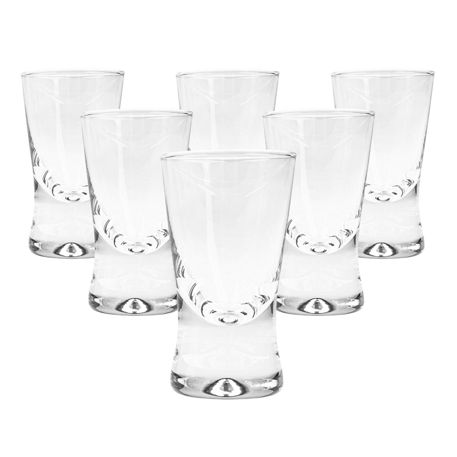 

6x Kieliszki Szklane 25ML Do Wódki Na Wódkę