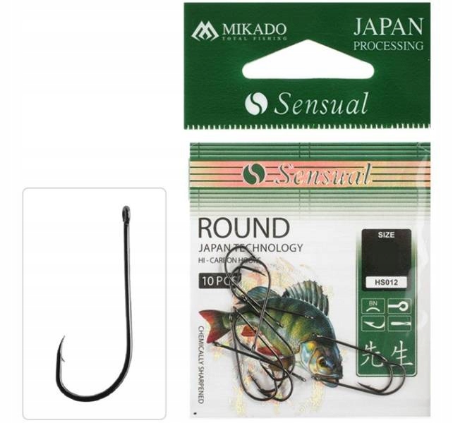 Haczyk Sensual Round Z Zadziorami Nr 10 Bn op.10szt Mikado