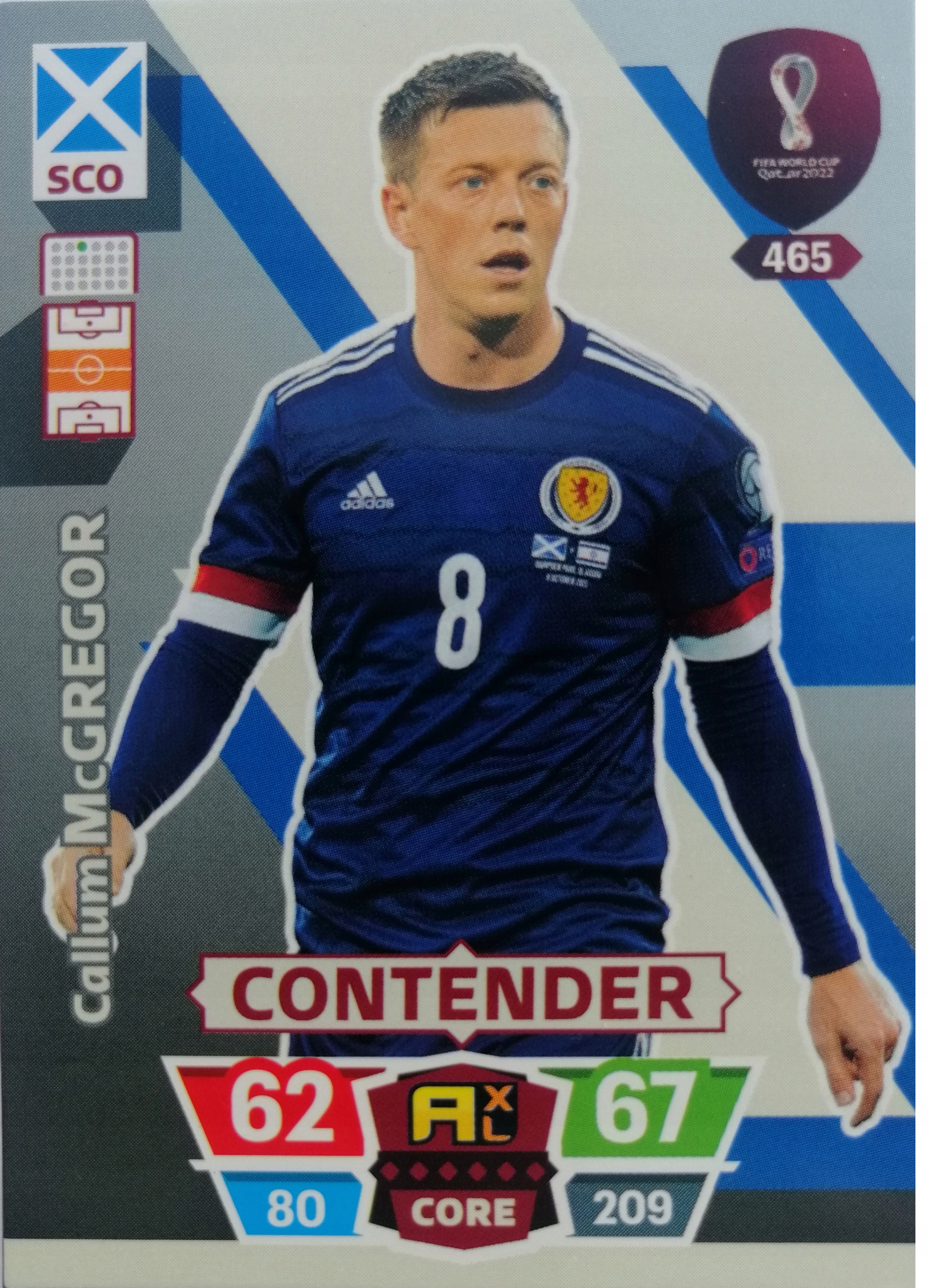 World Cup Qatar 2022 Contender 465 McGREGOR