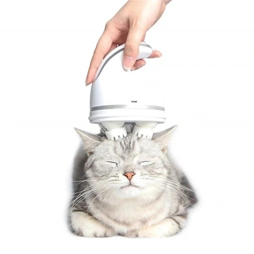 Levně Elektrická Hračka Pro Kočky Pet Masážní Přístroj Hlavy